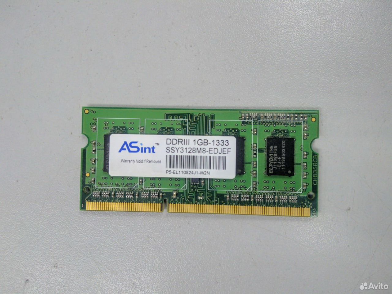 Оперативная память ASint DDR3 1Gb