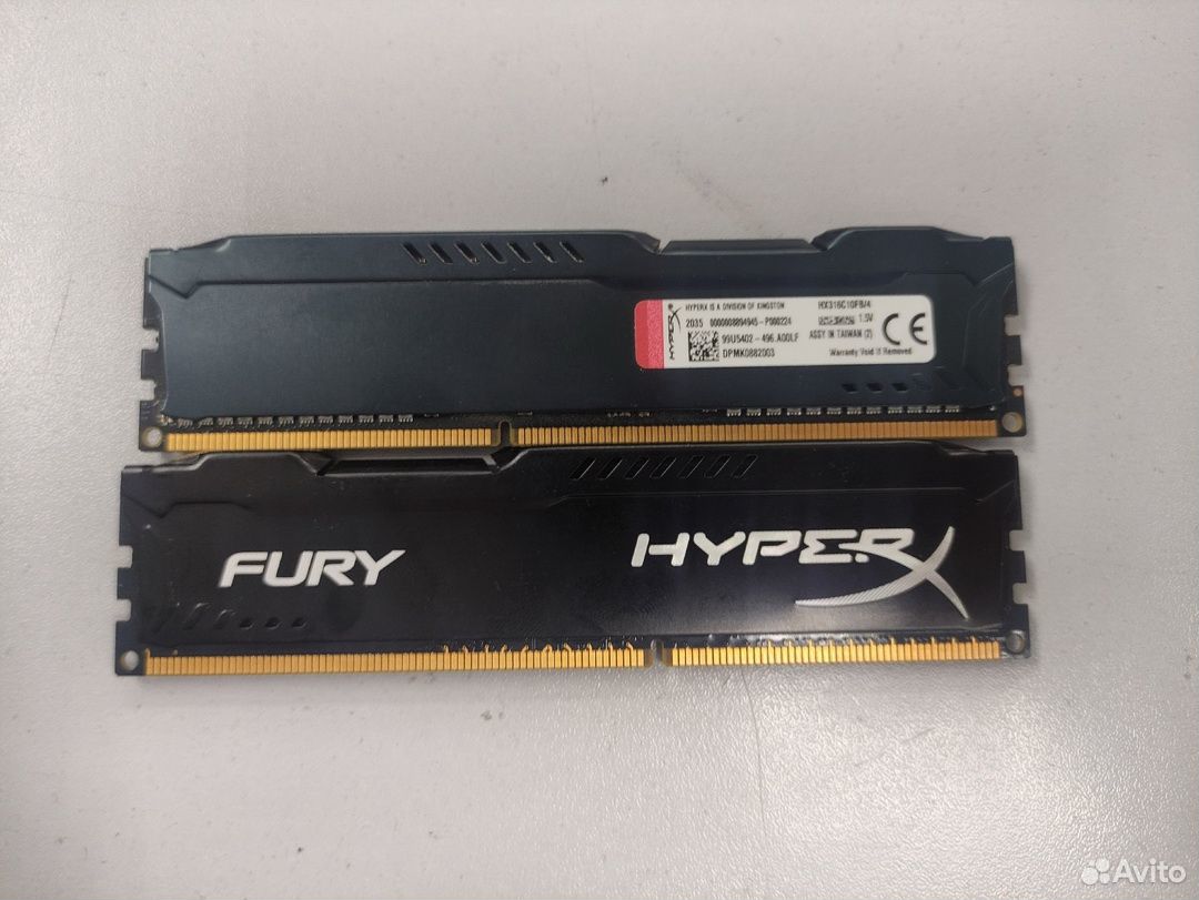 Оперативная память HyperX DDR3 4Gb 1600 Mhz