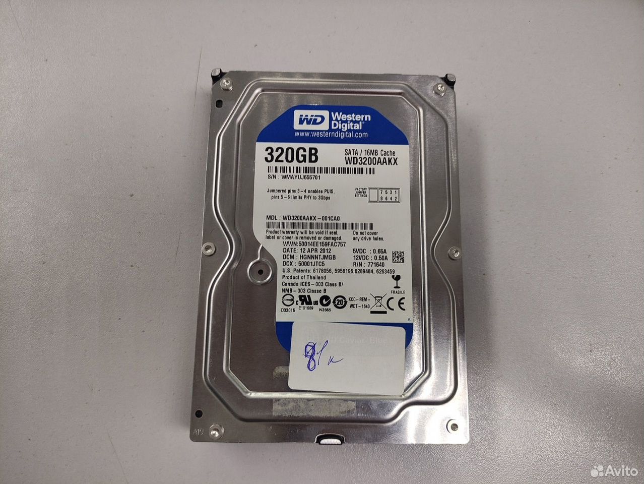 Жесткий диск Western Digital 3.5" 320Gb