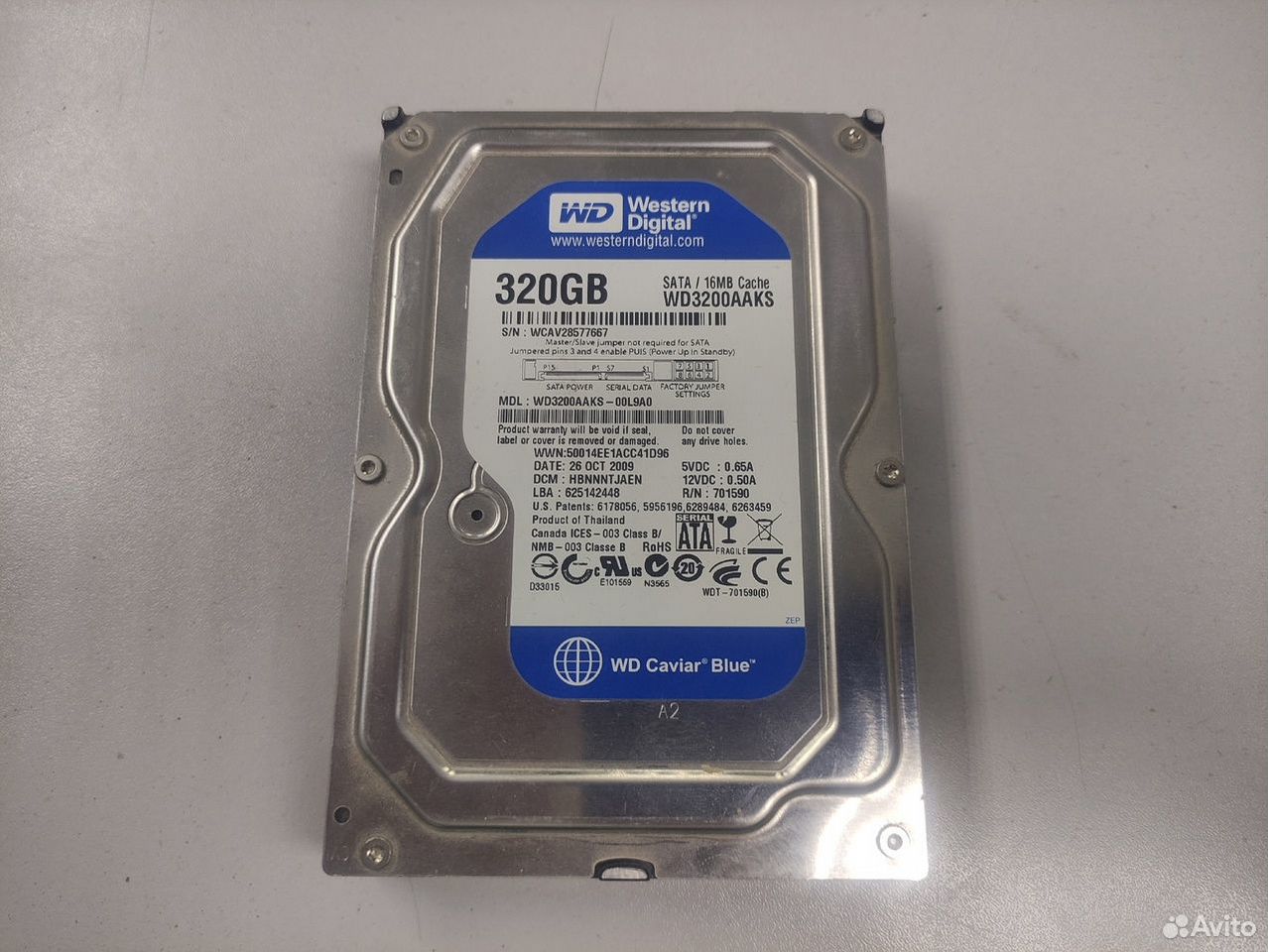 Жесткий диск Western Digital 3.5" 320Gb