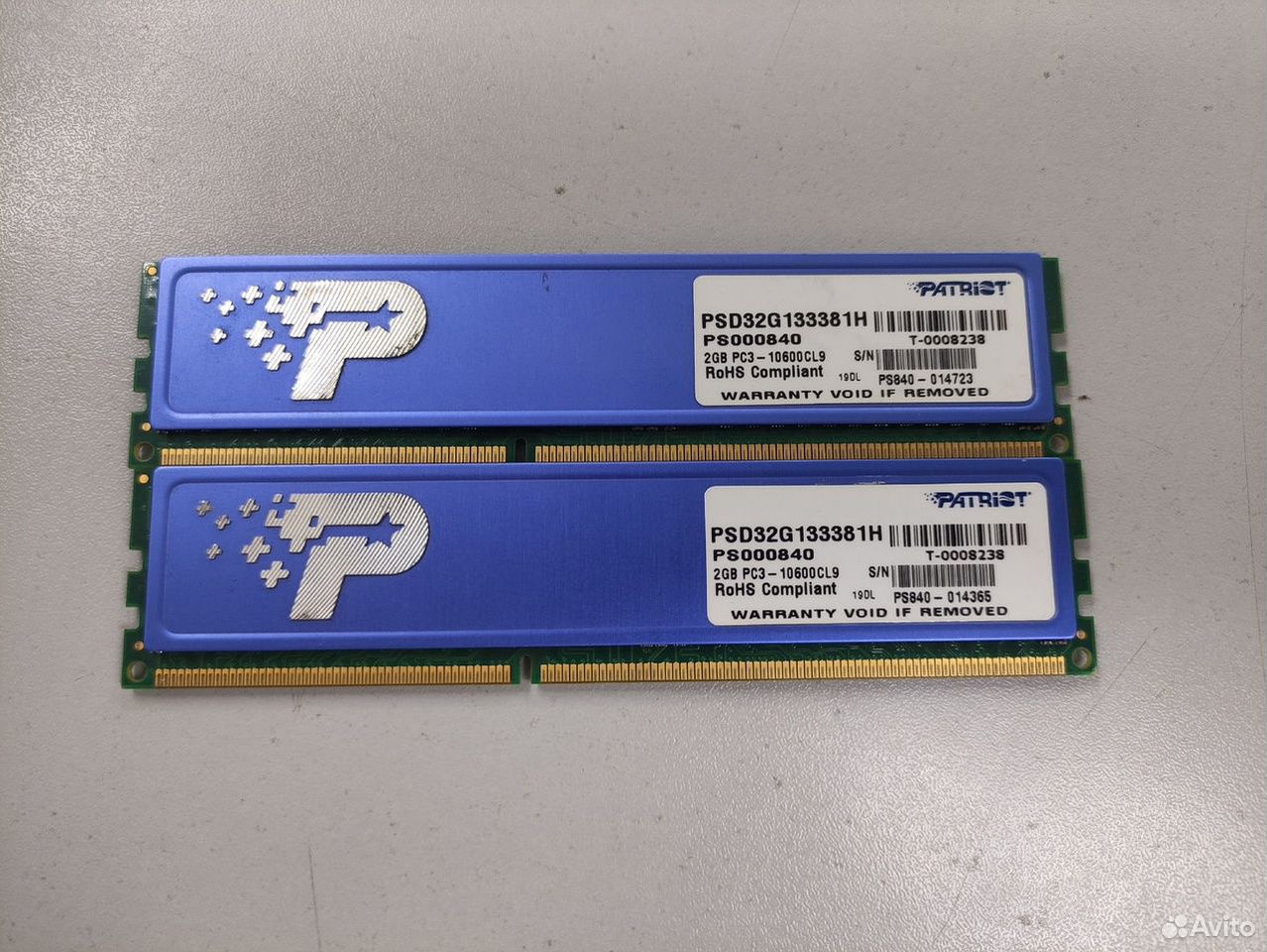 Оперативная память Patriot Memory DDR3 4Gb 1333Mhz