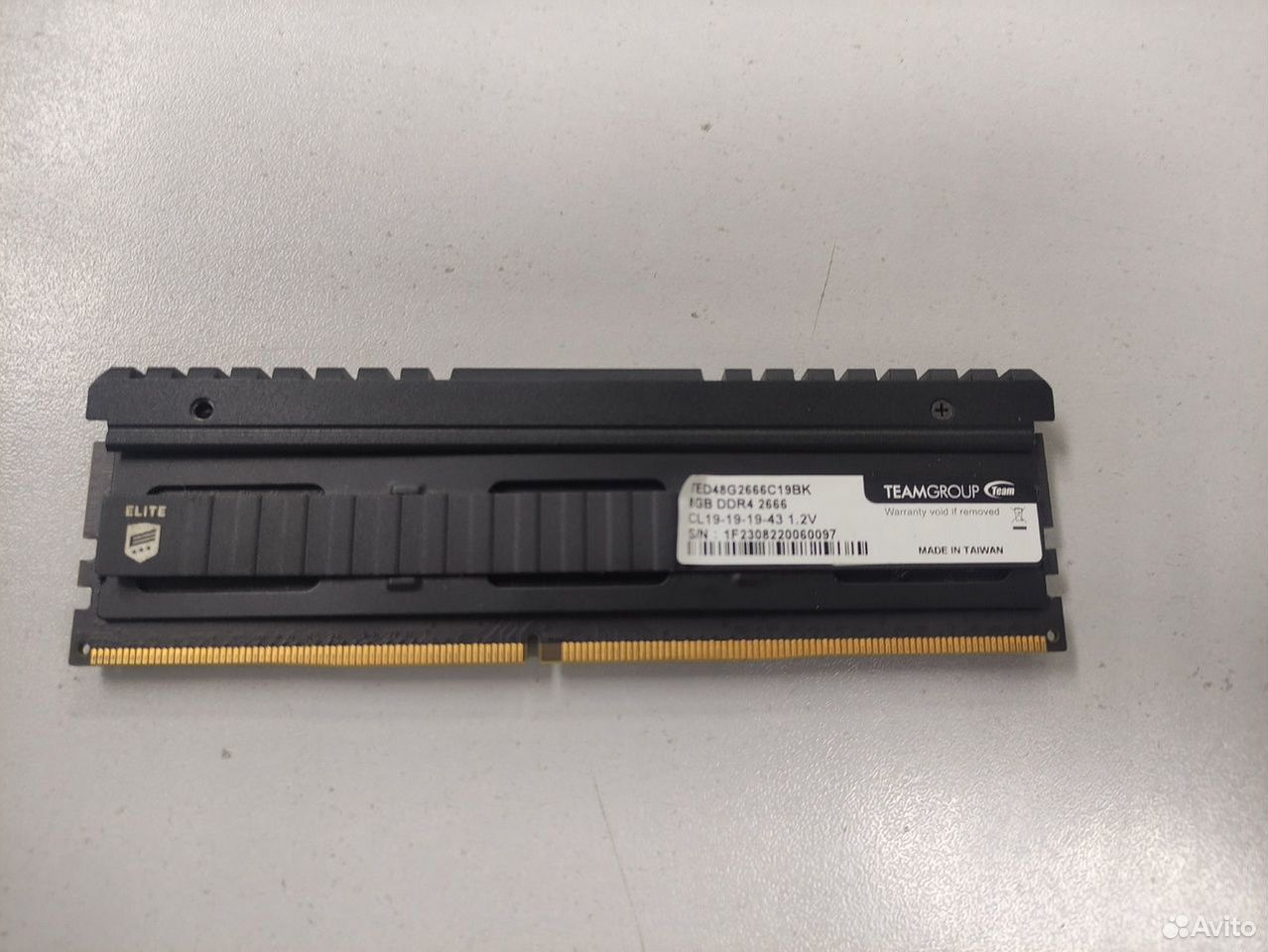 Оперативная память Team Group DDR4 8Gb 2666Mhz